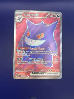 Gengar ex 193 Temporal Forces Full Art Pokemon TCG - NM - Image 1