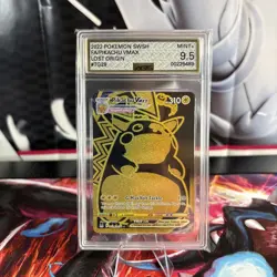Pikachu VMAX Secret TG29 Lost Origin: Trainer Gallery AGS 9.5 Mint+ Pokemon TCG - Image 1