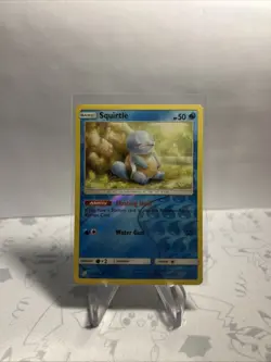 Squirtle Reverse Holo 22/181 Pokemon TCG Sun & Moon Team Up Reverse Holo NM - Image 1