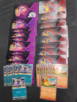 Pokemon 10 Charmander 020/217 10 Gastly 123/217 Cosmo Holo Promo Ascended Heroes - Image 1