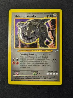 Pokemon TCG Shining Steelix Neo Destiny Secret Rare 112/105 NM- - Image 1