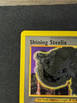 Pokemon TCG Shining Steelix Neo Destiny Secret Rare 112/105 NM- - Image 3