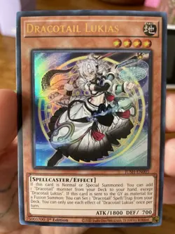 YuGiOh DRACOTAIL LUKIAS Ultra Rare 1st Edition. Great Condition - Image 2