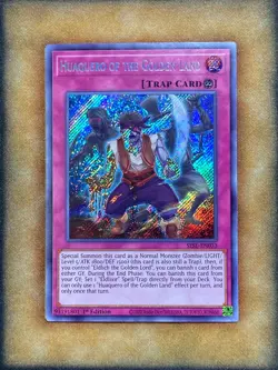 Yugioh Huaquero of the Golden Land SESL-EN033 Secret Rare 1st Ed NM - Image 1