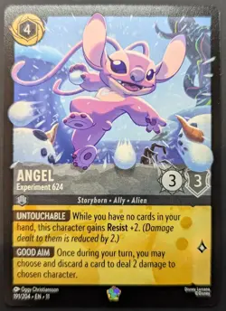 Disney Lorcana Winterspell - 191/204 Angel - Experiment 624 - Legendary - Image 1