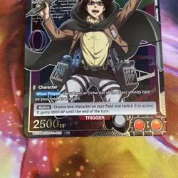 Hange Zoe Rare Alt Art R☆ UE10BT/AOT-1-069 Attack On Titan TCG Union Arena NM - Image 3