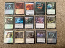 magic the gathering 15 card lot, birds of paradise/the skullspore nexus,foils - Image 2