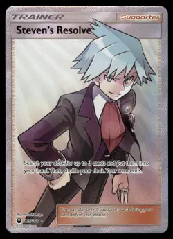 Pokemon Cards Steven's Resolve 165/168 Celestial Storm Rare Ultra NM - Image 1