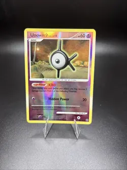 Pokemon TCG Card 2007 Secret Wonders - Unown K 68/132 Reverse Holo - Image 1