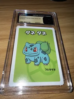 CGC 10 Pristine! Bulbasaur Old Maid 2019 Japanese Pokemon Card Graded - Image 1