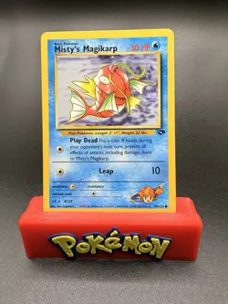 Misty’s Magikarp 88/132 Unlimited Gym Challenge Pokemon Card WOTC Vintage - NM - Image 1