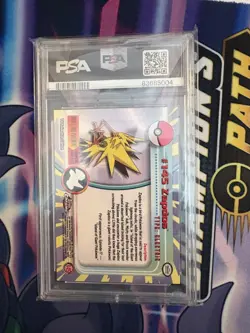 PSA 10 Topps Chrome Pokemon T.V 145 Zapdos Graded Pokemon Card - Image 2