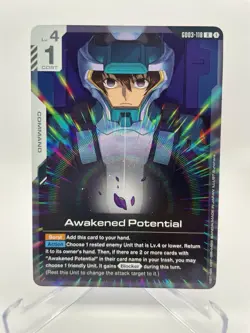 Awakened Potential Gundam Card Game Steel Requiem GD03-118 R - Image 1