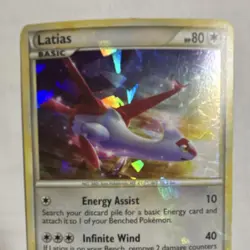 Pokemon Latias HGSS10 Cracked Ice Holo Promo Basic 80 HP HGSS Pokemon TCG Card - Image 2
