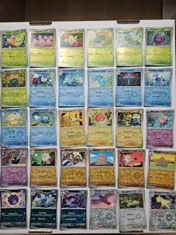 30x Pokemon TCG Card - Scarlet and Violet 151 - Reverse Holo Bundle - No Dups - Image 1