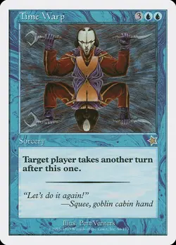 Time Warp 1x MtG Starter 1999 SP/NM - Image 1