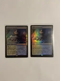 Magic the Gathering: Lorwyn Eclipsed English Hallowed Fountain x2 Land Foil 0265 - Image 1