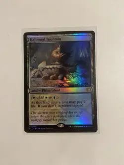 Magic the Gathering: Lorwyn Eclipsed English Hallowed Fountain x2 Land Foil 0265 - Image 2