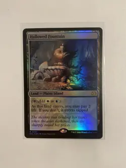 Magic the Gathering: Lorwyn Eclipsed English Hallowed Fountain x2 Land Foil 0265 - Image 4