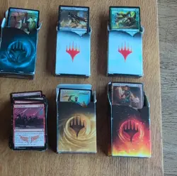 Magic: The Gathering Khans of Tarkir Blue Enchantment Lot w/ Chandra, Quiet Con… - Image 1