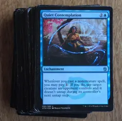 Magic: The Gathering Khans of Tarkir Blue Enchantment Lot w/ Chandra, Quiet Con… - Image 4