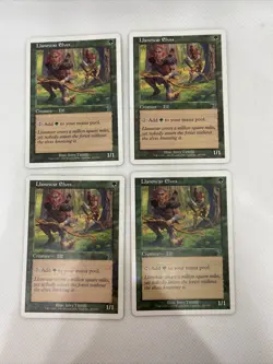 MTG 4x Llanowar Elves 7th Edition Regular LP FREE SHIPPING - Image 1