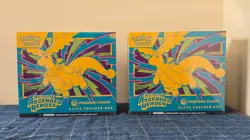 Pokemon TCG 2x Ascended Heroes Pokemon Center Elite Trainer Box ETB New In Hand - Image 1