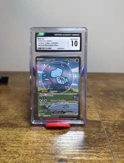 POKEMON Mew EX 2024 SV Paldean Fates 232/091 SIR Bubble Mew ENG CGC 10 Gem Mint - Image 1