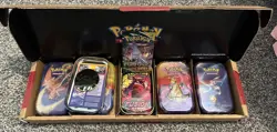 Pokemon TCG: Kanto Power Mini Tin | 5 Pack Bundle | See Description for Details - Image 1