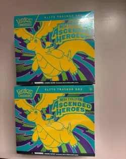 Pokemon TCG: Ascended Heroes ETB Elite Trainer Box Brand New Sealed *in hand x2 - Image 1