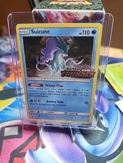 Suicune 2016 Pokemon TCG #SM149 Sun & Moon Lost Thunder Rare Holo Stamped - Image 1