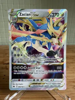 Zacian VSTAR 096/159 - Holo Ultra Rare - Near Mint NM - Pokemon TCG Crown Zenith - Image 1