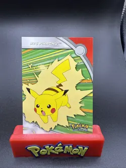 2000 Topps Pokemon Series 3 #HV6 #25 Pikachu TV Animation - Image 1