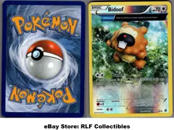 2015 Pokemon, XY Primal Clash, #117/160 Bidoof Omega, Reverse Holo Uncommon - Image 1
