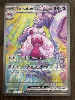 Tinkaton ex 262/193 Special Illustration Rare Paldea Evolved Pokemon - Image 1