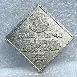 Pokemon Vintage Tomy Metal Battle Square Silver Coin Medal - Jolteon - #1058 - Image 2