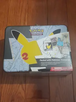 Pokemon Celebrations 25th Anniversary Collector's Chest Lunch Box Tin - Image 1