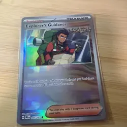 Explorer's Guidance Poke Ball Pattern 107/131 SV Prismatic Evolutions NM Pokemon - Image 1