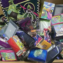 Pokemon Accessories 3lb Lot Sleaves, Dice, Coins,Deck Boxes + More - Image 3