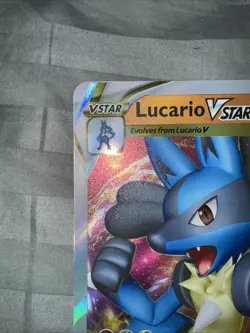 Pokemon Lucario VStar Jumbo Oversized Foil Black Star Promo SWSH214 - Image 2
