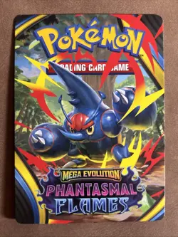 Pokemon mega Heracross Trainer Tips Phantasmal Flames Build And Battle Insert LP - Image 1