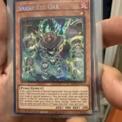 Yugioh Snake-Eye Oak MP24-EN111 Prismatic Secret Rare - Image 1