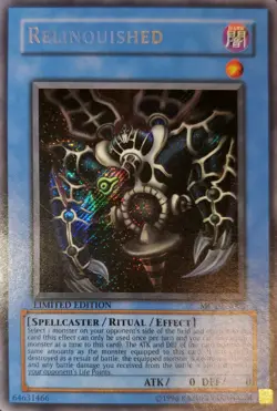 Yugioh 2004 Relinquished SCR Limited Ed. MC1-EN003 Near Mint - Image 1