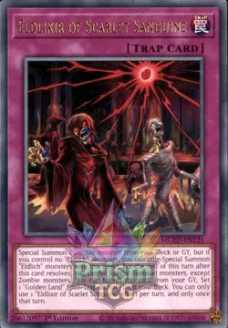 1st ed Eldlixir of Scarlet Sanguine rare MGED-EN125 Yugioh - Image 1