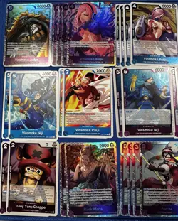 ONE PIECE TCG COMPLETE DECK GERMA 66 VINSMOKE DECK REIJU AND FOXY PIRATE COMBO - Image 3