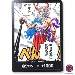 DON Card Yamato [PAR] Parallel PROMO Saikyo Jump 5/2023 ONE PIECE Card - Image 1