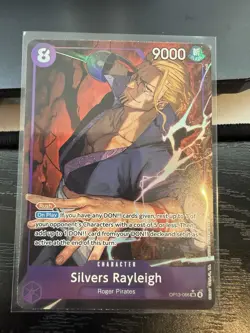 One Piece Card Game TCG Silvers Rayleigh OP13-066 Alt Art - Image 1
