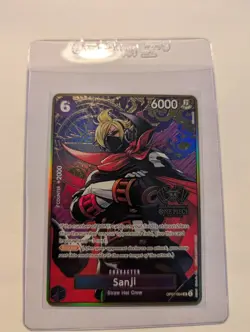 One Piece TCG OP07-064 - Japanese Version 2nd Anniversary Set - SANJI - Image 1