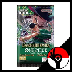 One Piece OP12 Legacy of the Master Booster Pack English Trading Card Game - Image 1