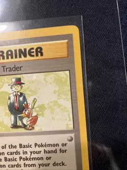 🎩Pokemon Trader 077/102 Base Set Unltd Regular Rare -Pokemon Tcg Lp Single Card - Image 3